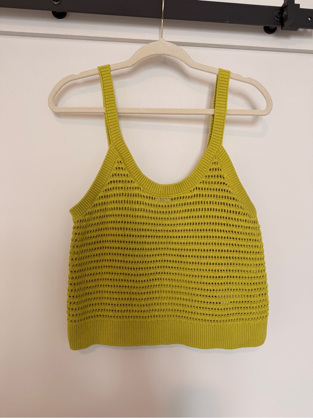 Abercrombie & Fitch Open-Knit Crop Tank